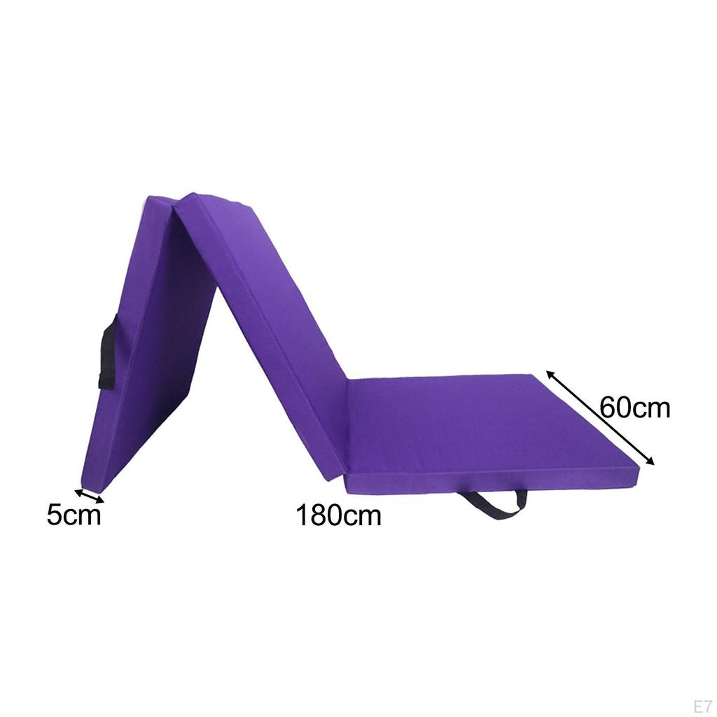 Collapsible Exercise Mat Foldable Yoga Pad for Gymnastics Balance