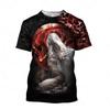 Top Black Craftsman Cult Style 2026 Men's T-shirt Loose Short Sleeve Cotton T-shirt Gothic Skull Wing Design Oversized T-shirt