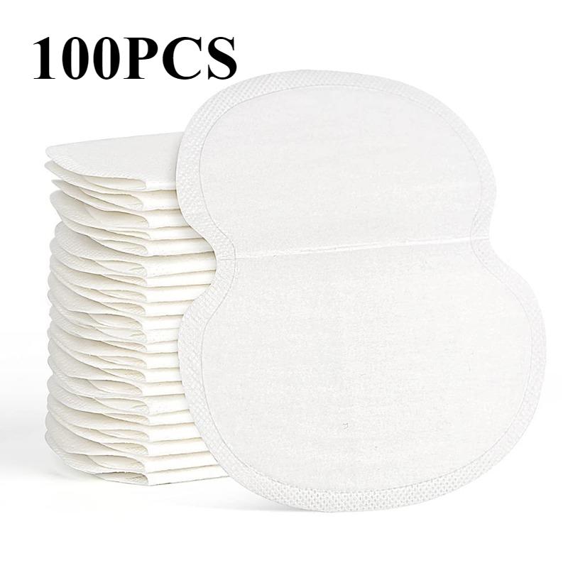 100 st armhåla svettabsorberande plåster, armhåleplåster, anti-svettplåster, sommar anti-svett, utan spår, osynligt andningsbart svettbarriärplåster