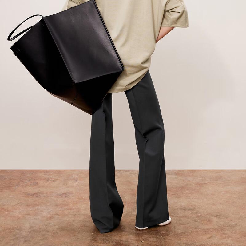 

LESS 2024 Autumn Merino Wool Flare Trousers XS