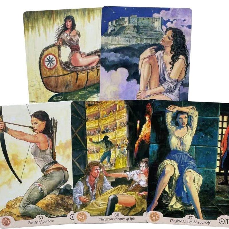 Manara Erotic Oracle Cards A 35 English Divination Tarot Card Family Party Board Game