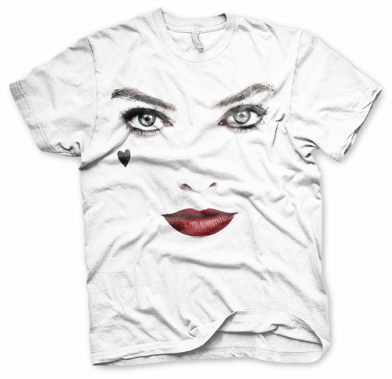Licensed Birds Of Prey Harley Quinn Face-Up 3XL4XL5XL Men s T-Shirt XXXXL