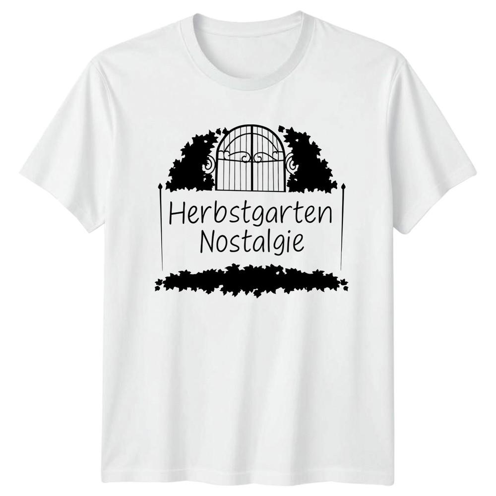 Herbstgarten Nostalgie Unisexs TShirt Autumn Garden Gardening Gift For Her