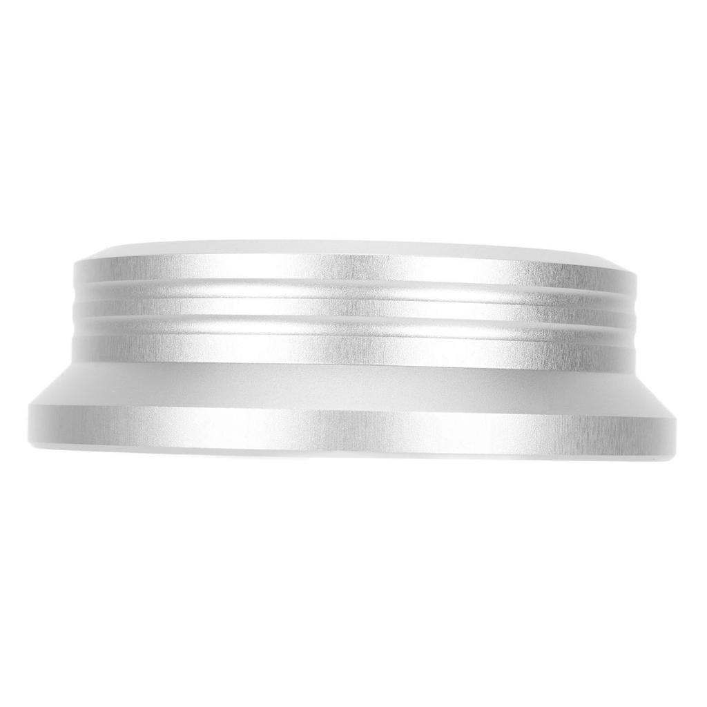 HiFi Schallplattenstabilisator Aluminiumlegierung Universelle Plattenspieler Gewichtsklemme für LP Schallplatte Silber
