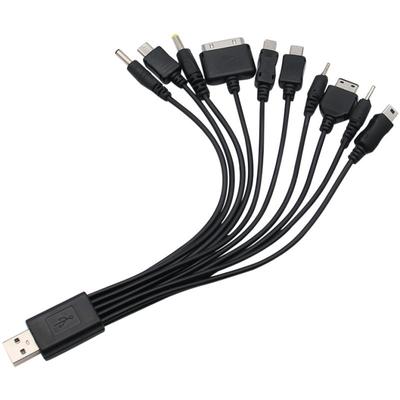 Multi Pin Cable Charger Usb Adapter Cable Data Wire Cord 10 In 1 Multifunction Usb Data Transfer Cable Universal