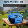Lecteur CD et Cassette Bluetooth Portable avec Radio