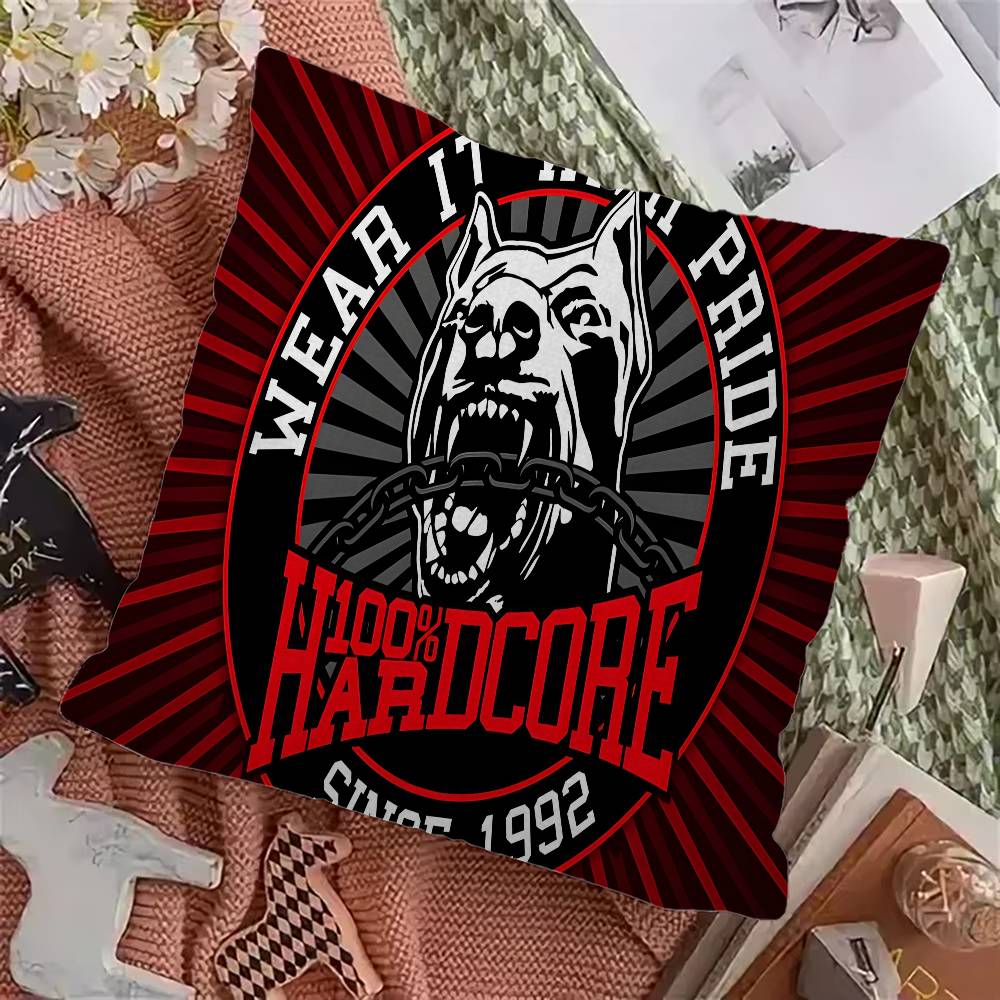 Bone Gabber 100Hardcore Dog Personalized Pillow Dust Cover Bedroom Kids Party Decoration Pillowcase Birthday Children Gift
