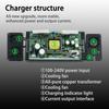 25.2V 10A 12A 28A Charger Smart Aluminum Case for 6S 22.2V Outdoor Li-ion Battery,Battery Pack Charger Built-in cooling fan