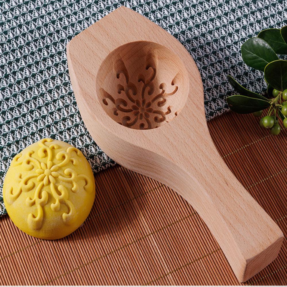 

Solid Wood Steamed Bread Mold Deepening Version Kitchen Accessories Steamed Stuffed Bun Tool Natural Wood Color
