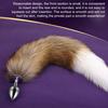 Yousheng Anal Plug Nice-looking Fluffy Metal Artificial Fox Tail Exotic Accessories Butt Plug Adult Product