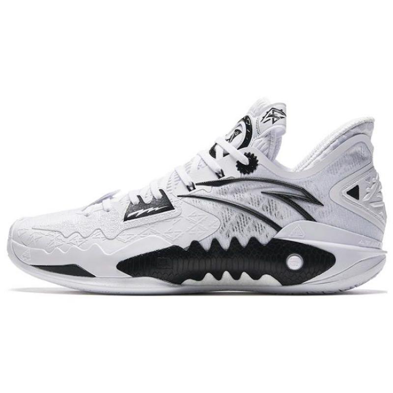 Anta Frenzy 5 men low-top basketball shoes white-black 112331106-9 44