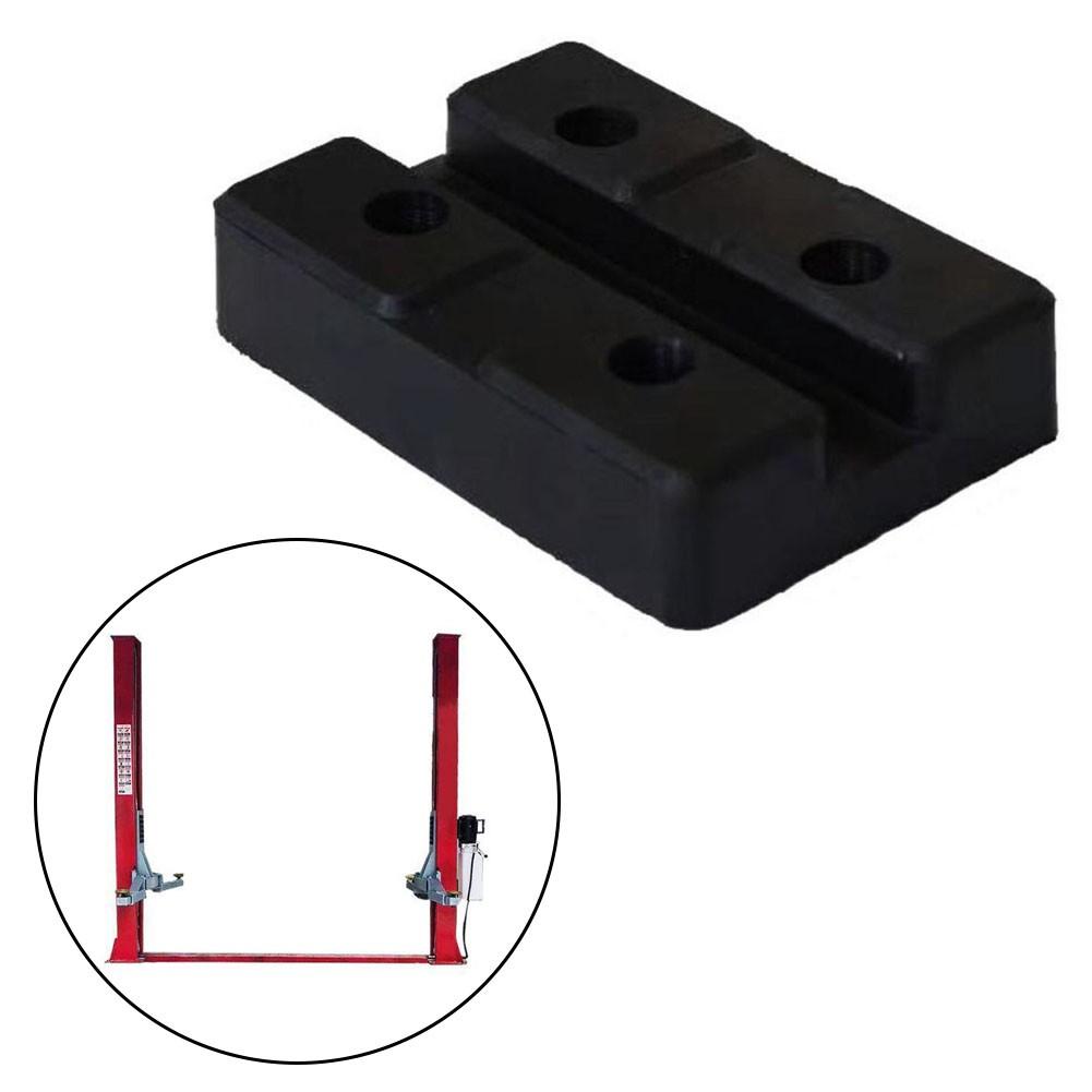 Safe Lifting with Heavy Duty Rubber Support Block Prevents Damage
