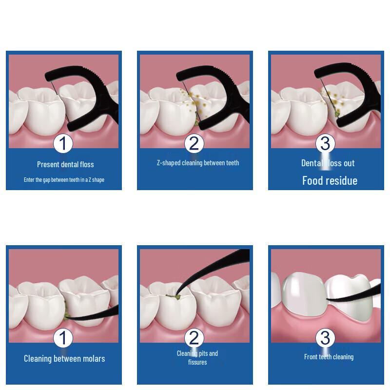 Deer Mom Ultra-Fine Dental Floss Picks
