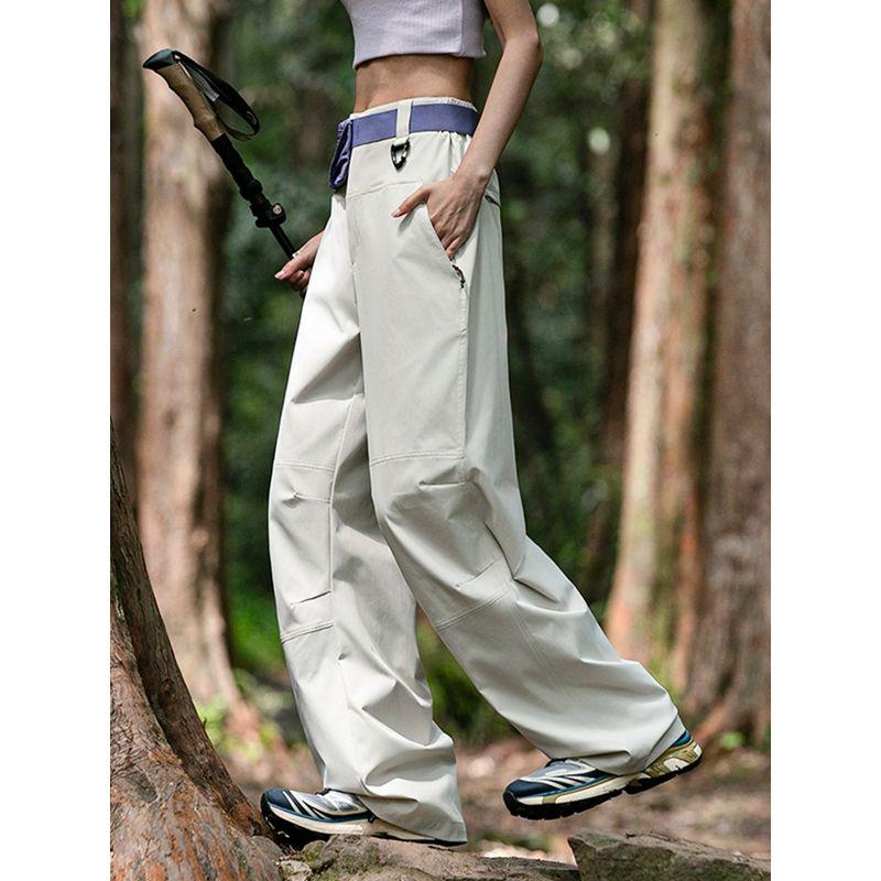 American-Style Outdoor Sports Waterproof Softshell Hiking Pants for Men and Women, 2025 Autumn Trendy Street Windproof Casual Cargo Pants