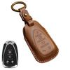Genuine Leather Car Key Cover for Chevrolet Cruze, Malibu, Trax, Onix (21 Models)