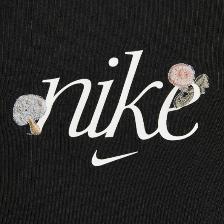 Nike Sportswear Chill Knit Fitted Crew Neck Short Sleeve T-Shirt Women Tops Black HF9723010