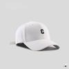 Hard-top C Letter Baseball Cap Men Women's Korean version of the tide peaked cap wide-brimmed big head  the curved brimmed hat