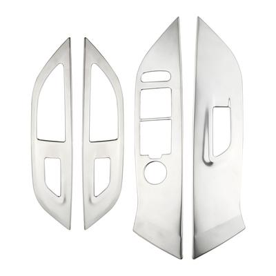 For Peugeot 2008 2019-2025 E2008 2020-2025 LHD Door Window Lift Panel Cover Armrest Decoration Sticker Trim Interior Accessories