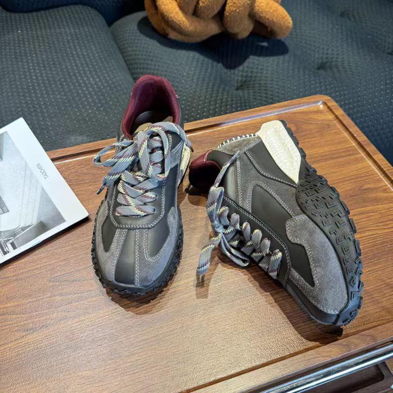 

Women s Shoes Autumn and Winter Platform Gray Gray Velvet Small Sports and Leisure Shoes 40