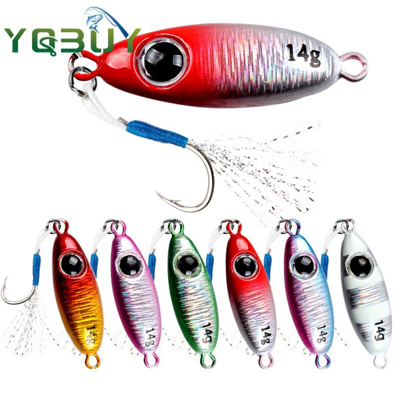 Sea Fishing Lure Jigging Bait Long Casting Laser Big Eye5.5g-21gMetal Hard Bait Bass Red Snapper Special Fake Bait