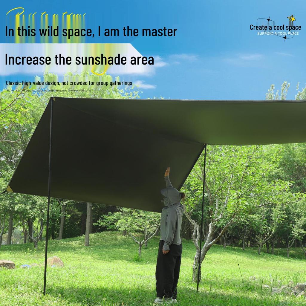 Car Awning Tent: Outdoor Sunshade & Rain Shelter for Vehicles