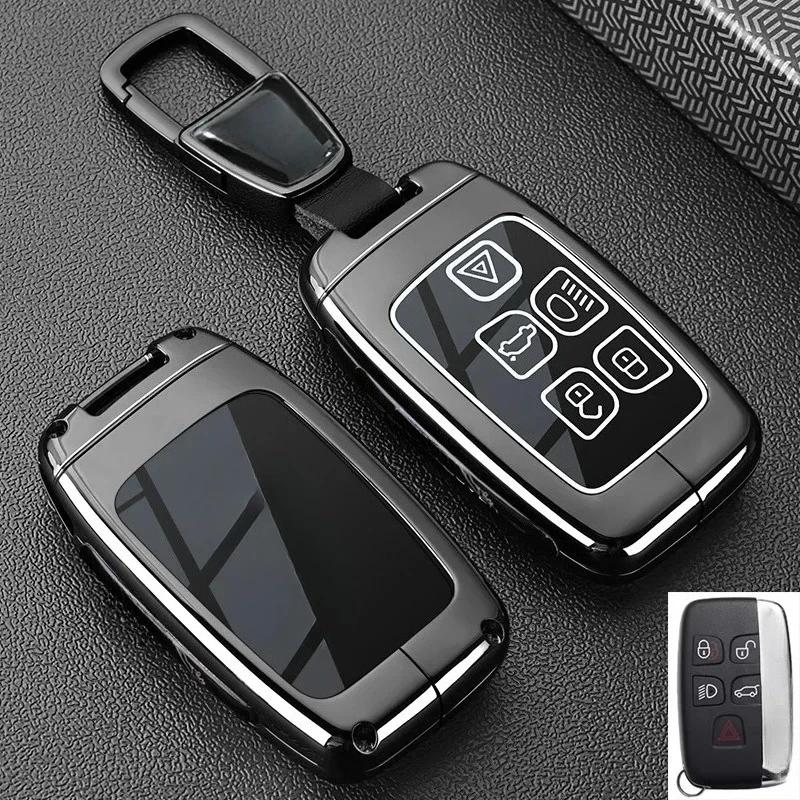 Kmkm For Xfl Luxury Car Key Case Xel Shell Xjl Buckle Fpace Bag Xf Dedicated Xe Protective Car Key Holder