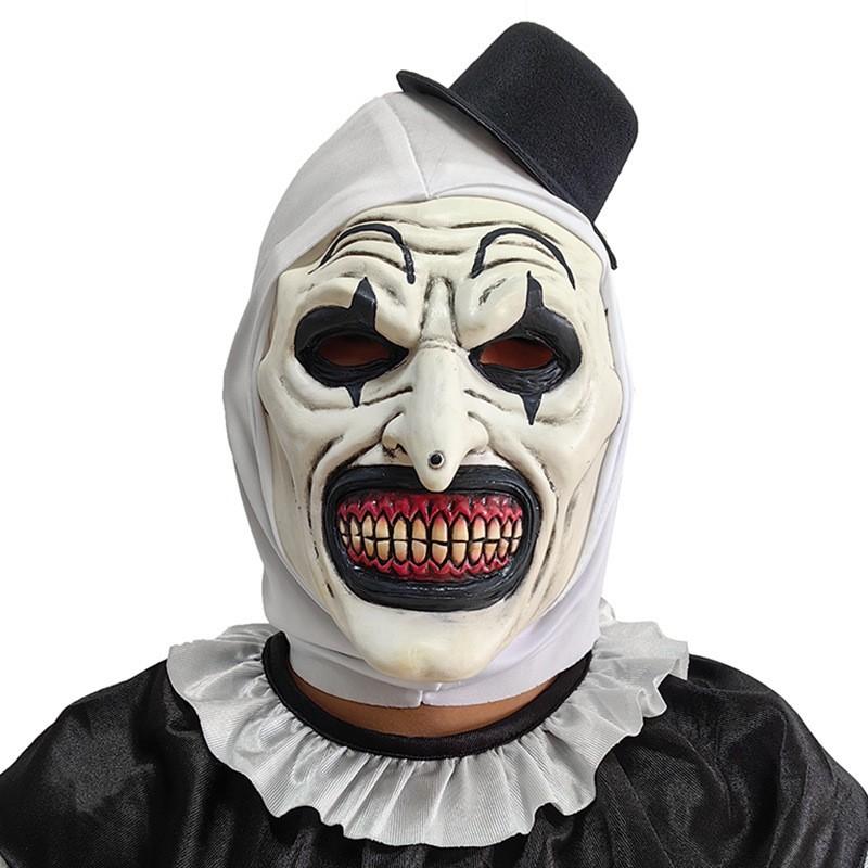 Horror Clown Masker, Film Kostuum Feest Attributen, Halloween Latex Bloedbespatte Clown Hoofddeksel