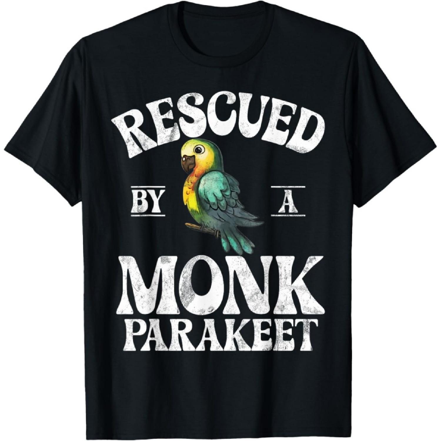 Rescued by a Monk Parakeet T-Shirt S