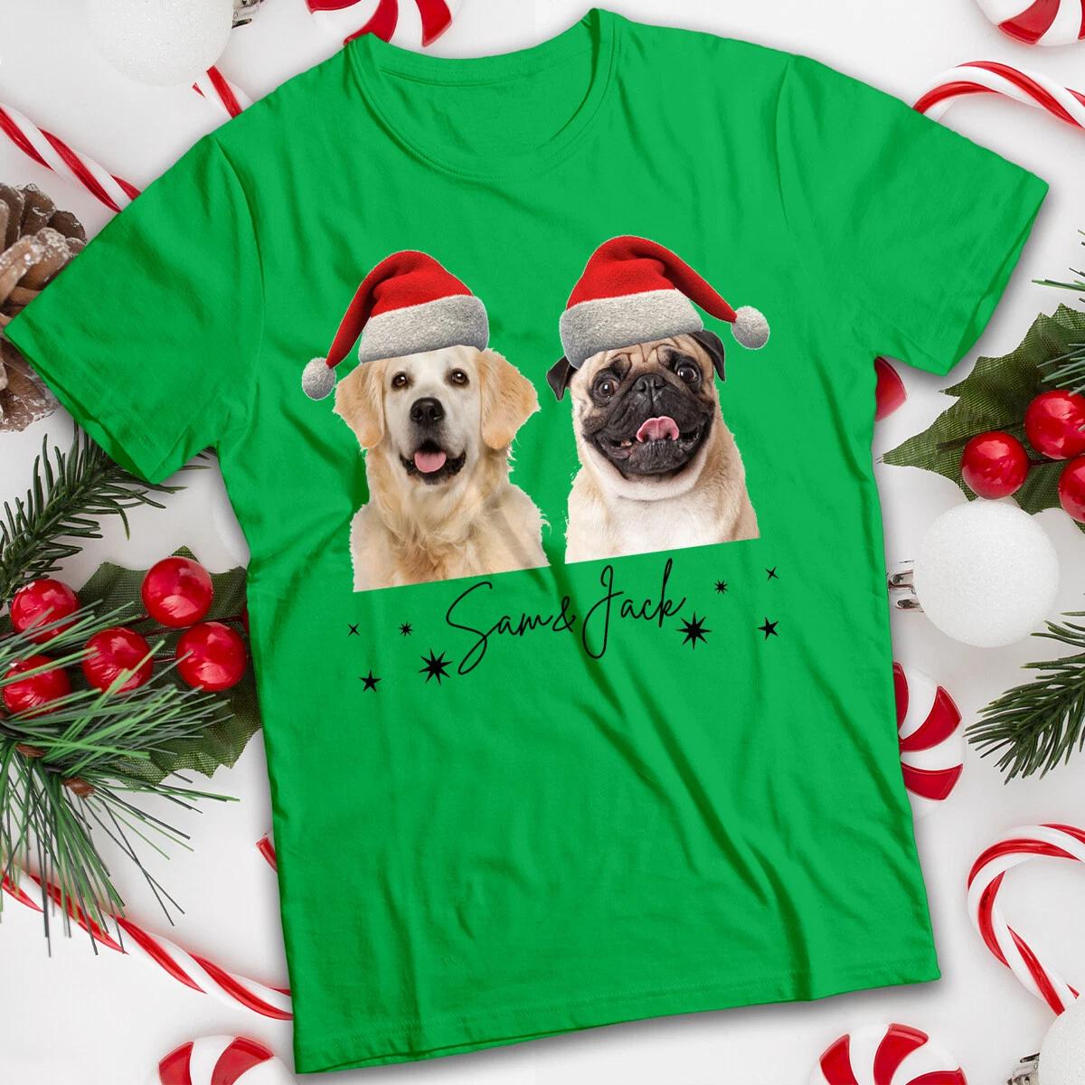 Personalised Funny and WoDog Christmas T-Shirt Tee #MC 120