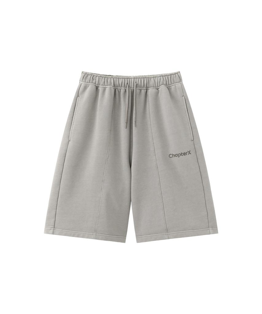 Chaebteoegseu Pigment Wide Bermuda Shorts (Grey)