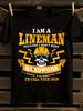 Funny Lineman Graphic Tshirt