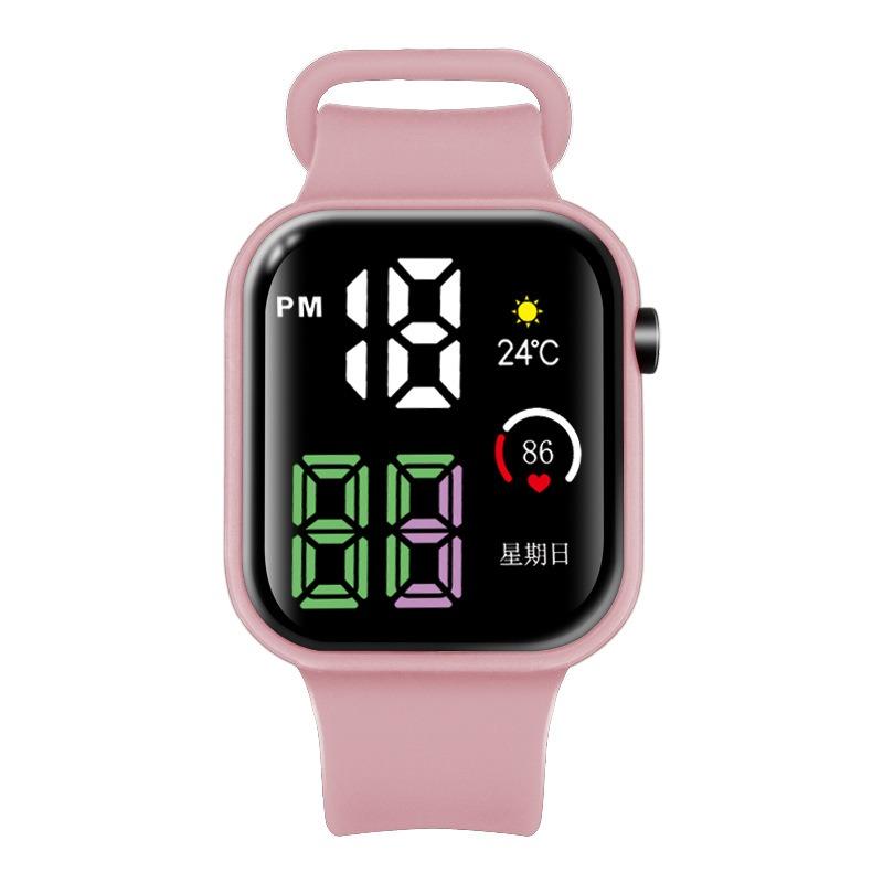 Montres de Sport pour Femmes et Hommes Montres-Bracelets Numériques LED Lumineuses Montre Électronique Étudiante pour Enfants Garçons Filles