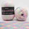 50g/roll Double Knitting DIY Crafts Warm Sewing Supplies Knitting Thread Knitted Yarn Milk Cotton