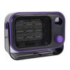 Desktop Heater Quiet Quick Heating   Ceramic Heater with 2 Speed Setting Tip Over Overheating Prevention for Indoor 1200W