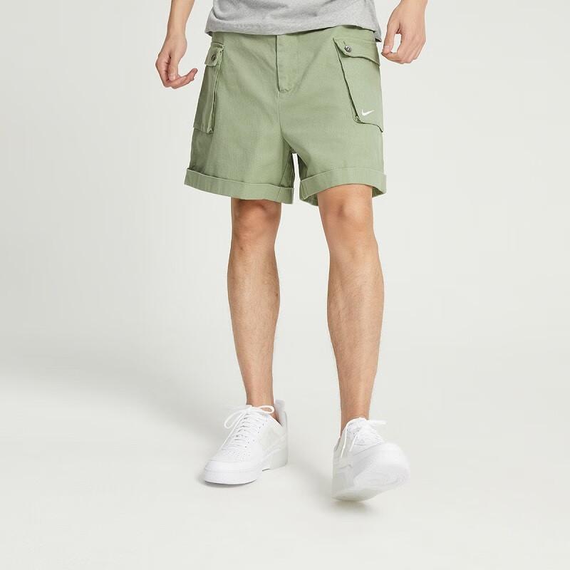 New Nike Woven Cargo Shorts Men's Green FJ7138-386