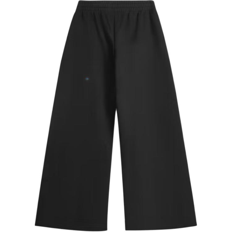Puma Knit Wide Leg Pants Retro Loose Casual Trousers Women Bottoms 692897-01
