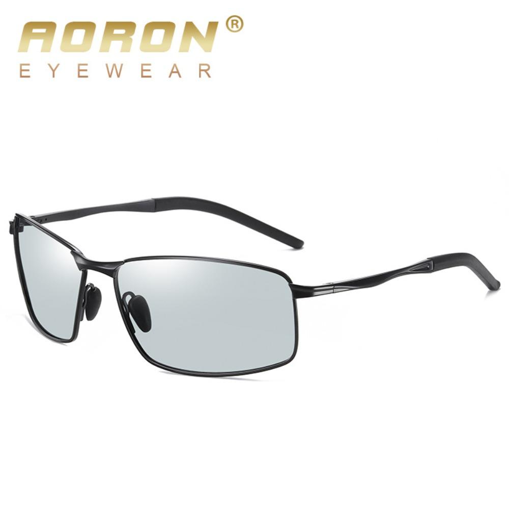 aoron Men's Polarized Glasses Color-changing Sunglasses Fashion Night Vision Glasses Sunglasses