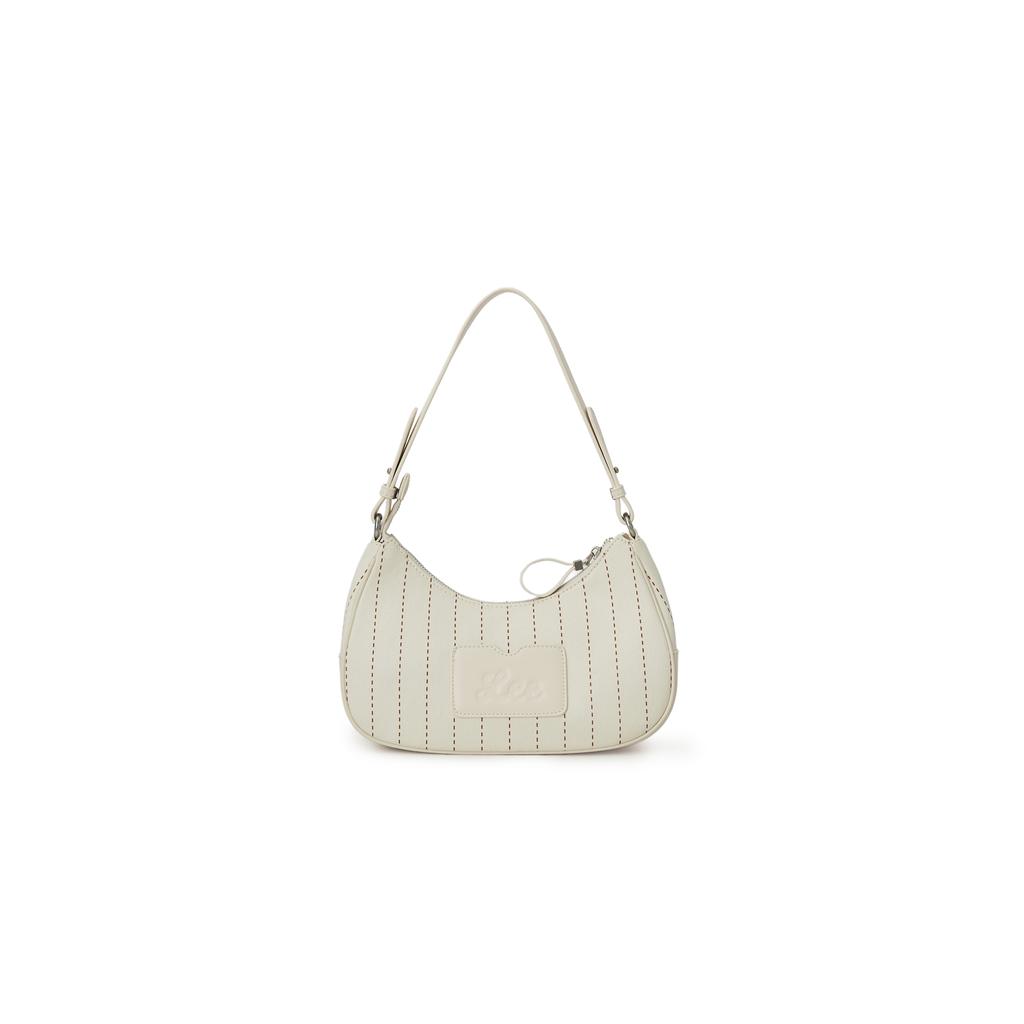 New Lee Fabric Shoulder Bag Regular Women's Ecru/Black Blue LE250251M