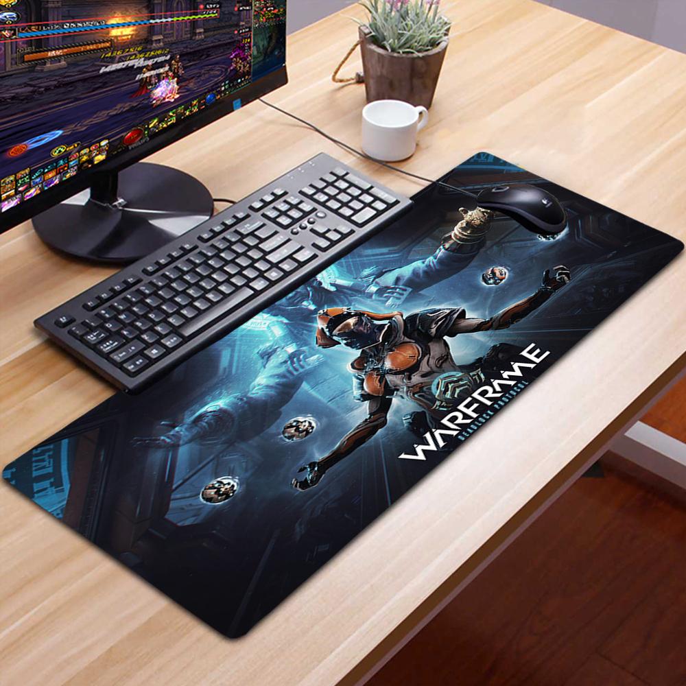 Warframe Helden Spiel Mauspads Alfombrilla Gaming Zubehör Rutschfestes Mauspads XXL Mauspads 90x30 Tappetino Mouse Tapis De Souris