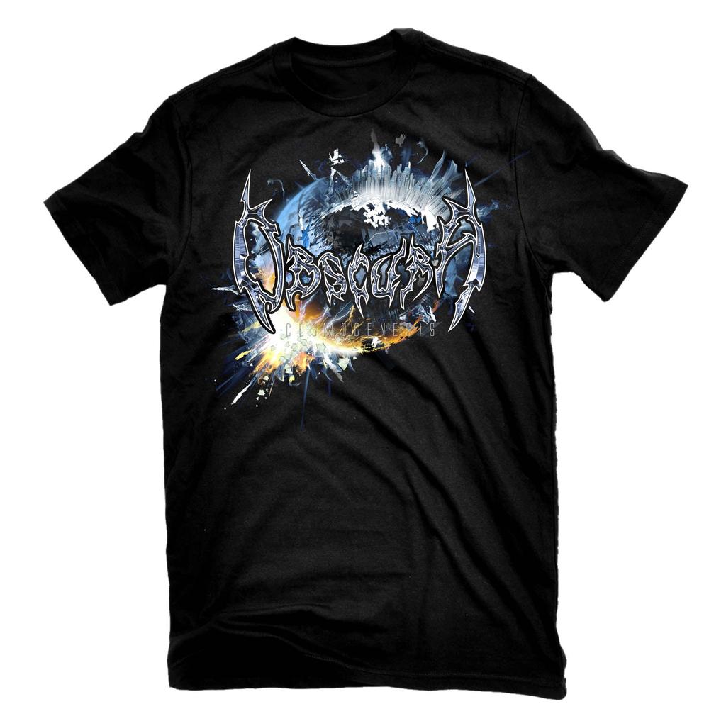 Obscura The Dark Rock Band Graphic Tee  Cotton Round Neck Casual Unisex Tshirt Summer Top