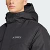 Adidas Logo Warm Comfortable Soft Solid Color Down Jacket Men Jacket Black IX7935