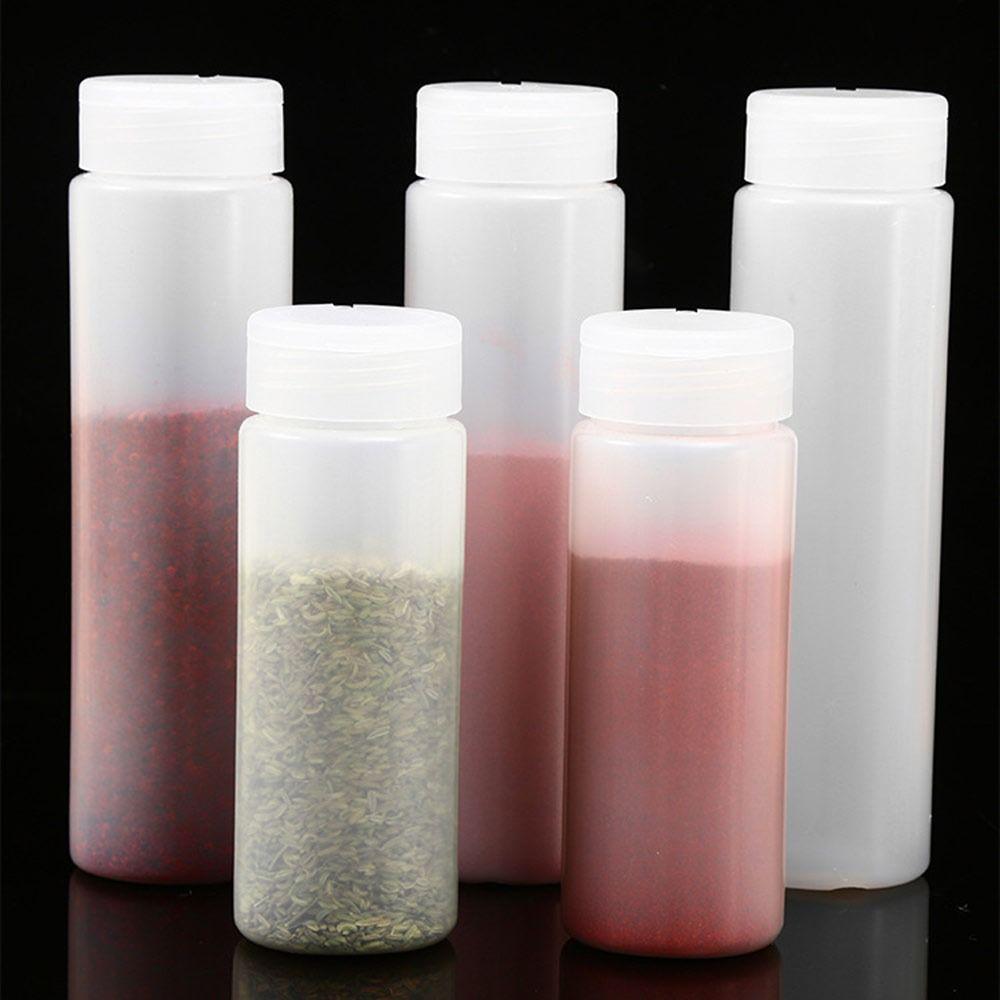 Reusable Seasoning Shaker Bottle Translucent Seasoning Container New Spice Powder Dispenser
