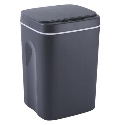 Poubelle Automatique 16L Étanche Sans Contact Capteur de Mouvement Infrarouge Poubelle Intelligente avec Couvercle pour