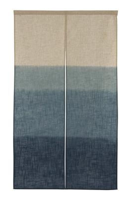 Kk Noren Made In Graduated Blue 150cm Japanese-style Curtain, Japan, Dye, Length, 17-606