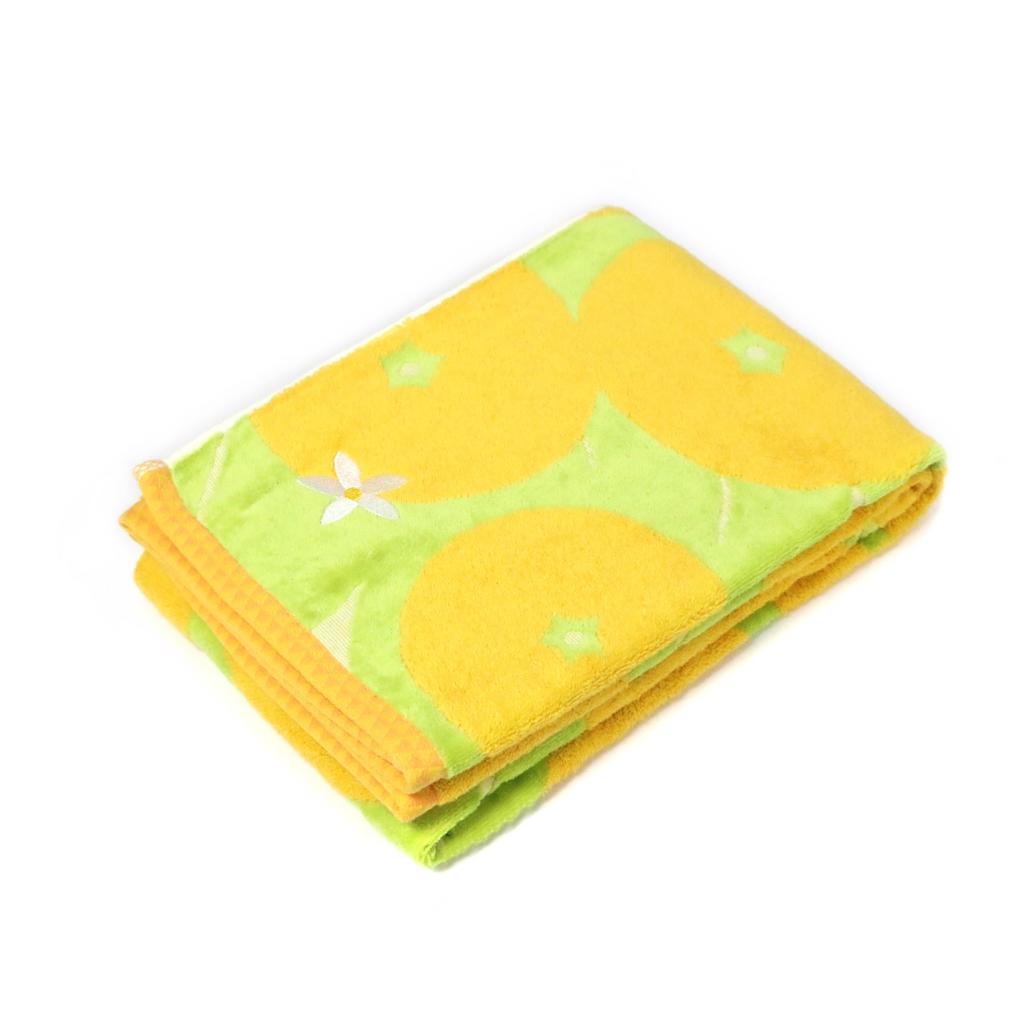 Imabari Towel Iori Bath Highly Absorbent "iyokan" Towel, Fluffy, Soft, (Yellow)