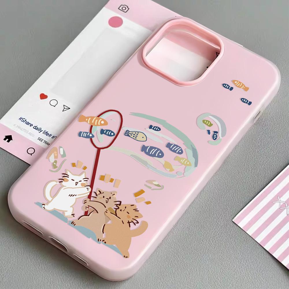 

Расписной чехол для телефона для iPhone 15 11 13 14 для 15 16 Pro Max 12 13 16 Pro Милый Модный Смешной Чехол для телефона со шнурком Последние Рекомендации по самым продаваемым товарам iPhone 11 розовый