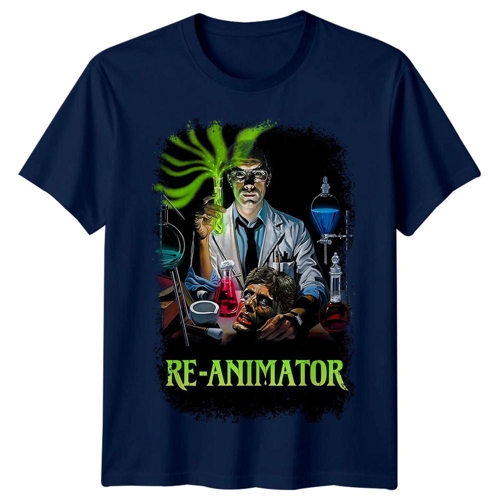 Reanimator 1985 Movie Poster Inspired Tshirt Retro 80s Tee Unisex