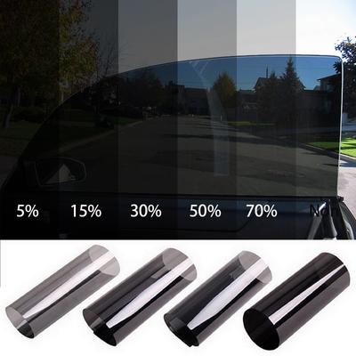 5/15/35% VLT Isı UV Blok Profesyonel Cam Filmi Yapışkanlı Film Oto Araba Otomotiv Cam Filmi Kendin Yap Parlama Kontrolü UV Engelleme