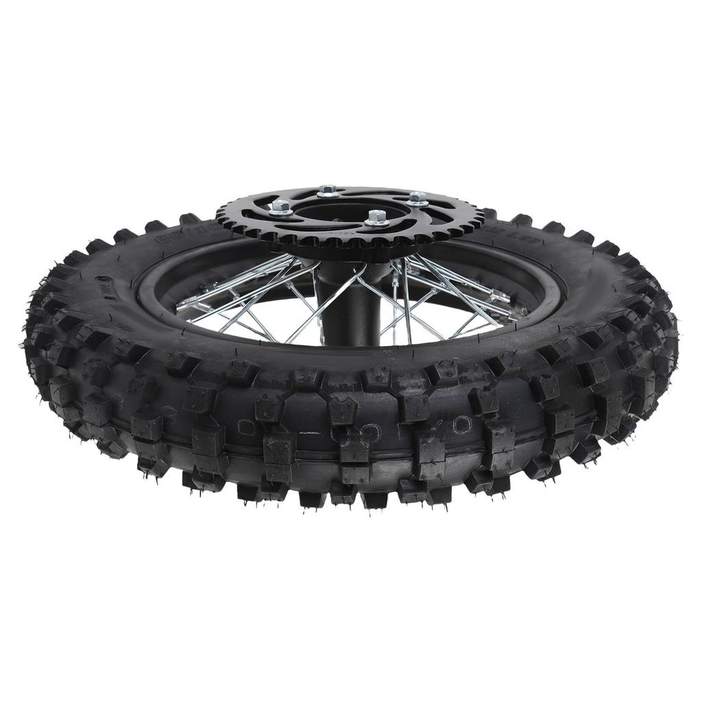 10 Inch Rear Wheel Rim Tire Assembly 80 100 10 3.00 10 15mm Axle Rear Wheel Tire and Rim Inner Tube Assembly Include