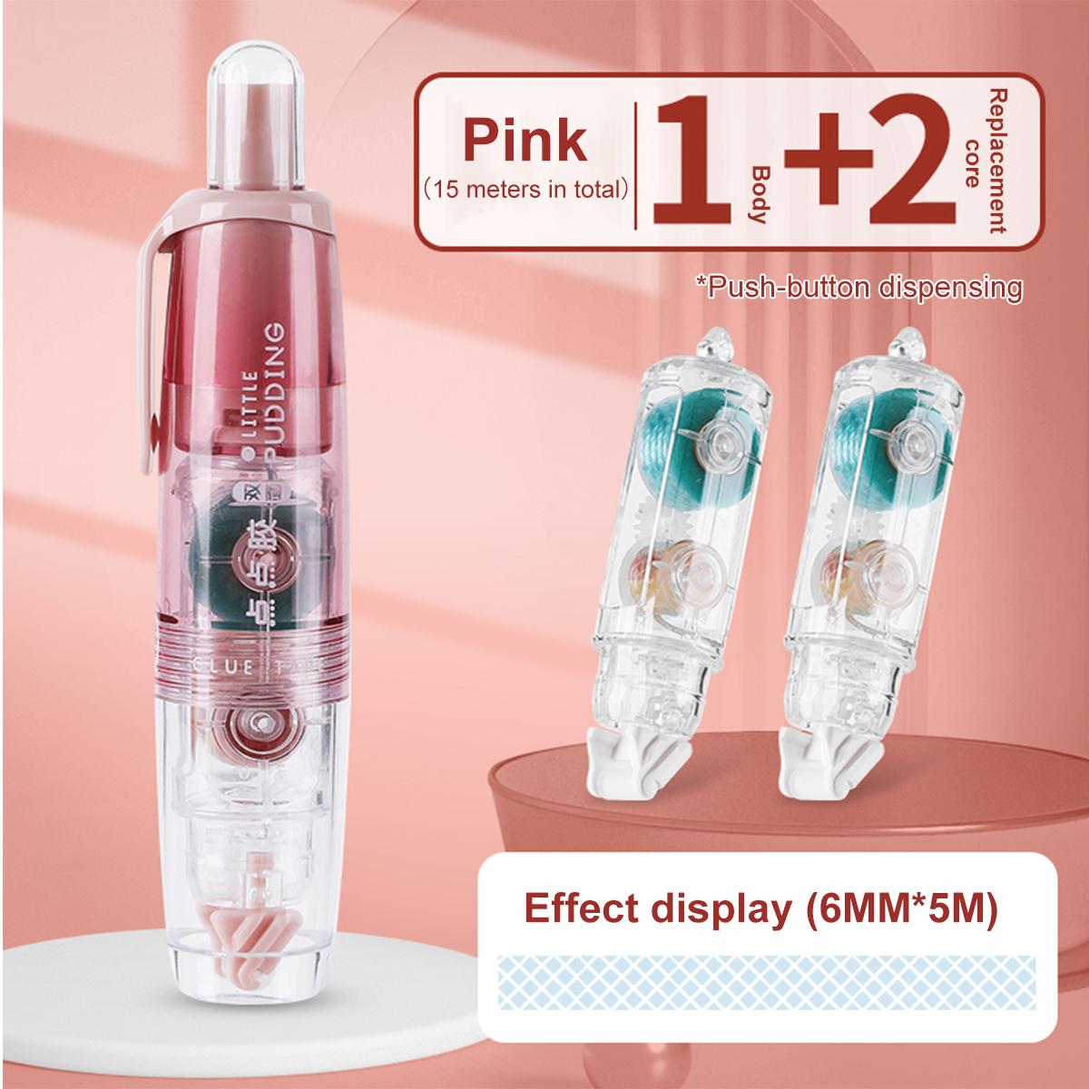 

12 шт./набор прозрачных точек дозирования двухсторонний скотч сменные стержни руководство точка клей канцелярские принадлежности для школы офисные принадлежности